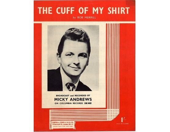 1385 | The Cuff of my Shirt - As broadcast and recorded by Micky Andrews on Columbia Records DB 3425