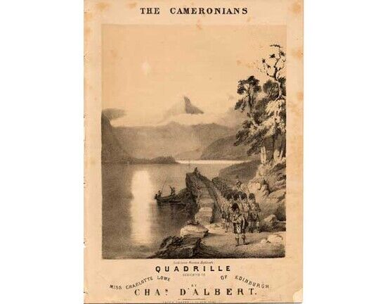 1506 | The Cameronians - Quadrille dedicated to Miss Charlotte Lowe