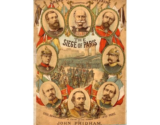 1886 | Grand Morceau Militaire - Descriptive of the Siege Bombardment and Entry of the German Army into Paris - Piano Solo