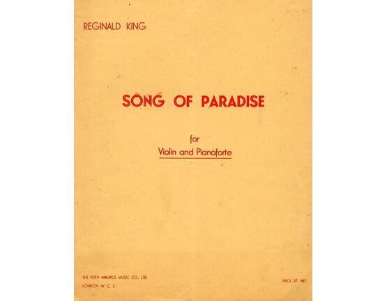 20 | Song of Paradise - For Violin and Pianoforte