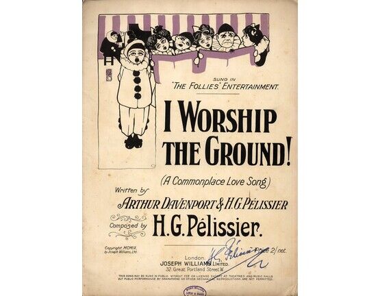 3305 | I Worship the Ground - A Common Place Love Song - From &quot;The Follies Entertainment&quot;