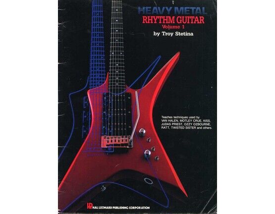 3782 | Heavy Metal Rhythm Guitar - Volume 1 - Teaches techniques used by Van Halen, Motley Crue, Kiss, Judas Priest, Ozzy Ozbourne, Ratt, Twisted Sister and