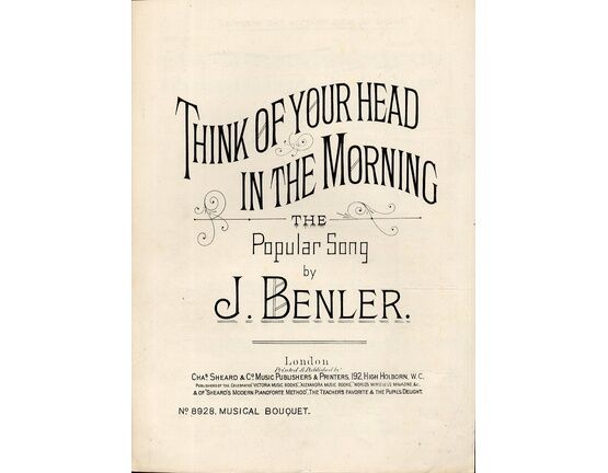 3956 | Thinking of Your Head in the Morning - Song