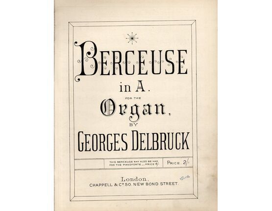 4 | Berceuse in A for organ