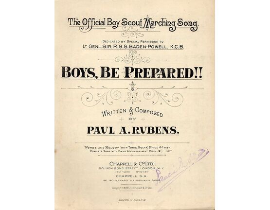 4 | Boys Be Prepared - The Official Boy Scout Marching Song - Dedicated to Baden Powell