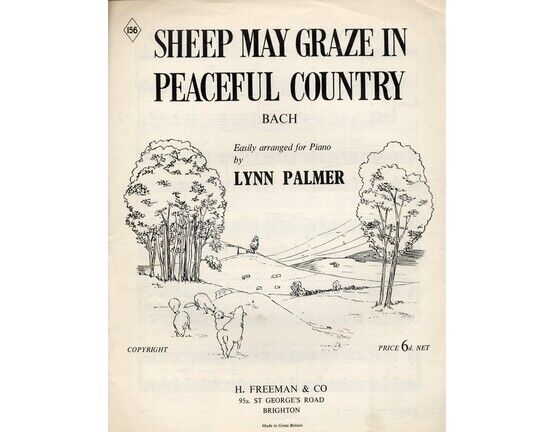 4 | Sheep May Graze in Peaceful Country: easy piano