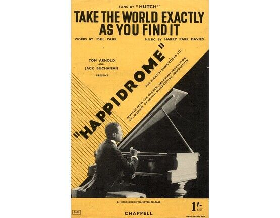 4 | Take the World Exactly As You Find It: Hutch in &quot;Happidrome&quot;