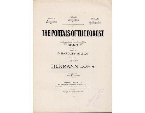 4 | The Portals of The Forest - In the key A flat major for high voice