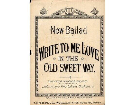 4 | Write To Me, Love, In the Old, Sweet Way