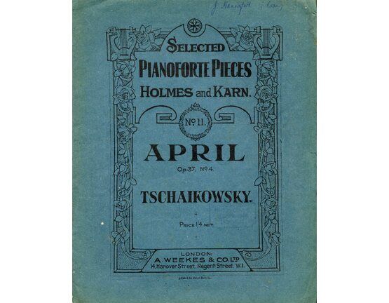 419 | April - No. 11 of Selected Pianoforte pieces - Op. 37, No. 4