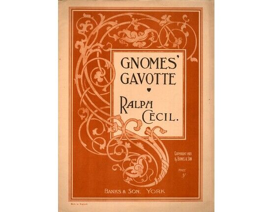 4433 | Gnomes&#039; Gavotte - Piano Solo - Volume 3 of Merry Fairies, A Series of Easy and Effective Pieces for the Pianoforte