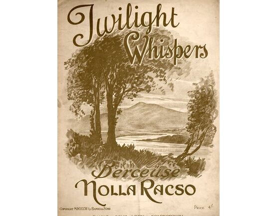 4433 | Twilight Whispers - Berceuse for Piano Solo