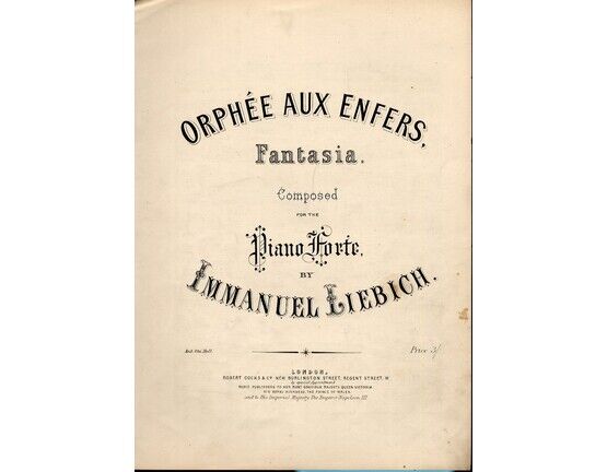 4753 | Orphee Aux Enfers Fantasia, for the Pianoforte