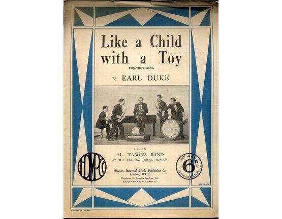 4835 | Like a Child with a Toy - Fox Trot Song - Featuring Al Tabor&#039;s Band