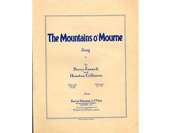 4843 | The Mountains OMourne - Song in the key of G major (D-D)