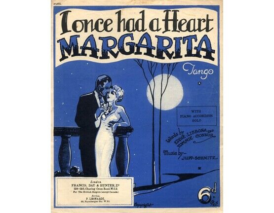 4851 | I Once Had a Heart Margarita - As performed by Mantovani