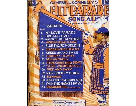 4856 | Campbell Connelly&#039;s Hit Parade Song Album -With Words, Music, Tonic Sol-Fa with Uku Accompaniment