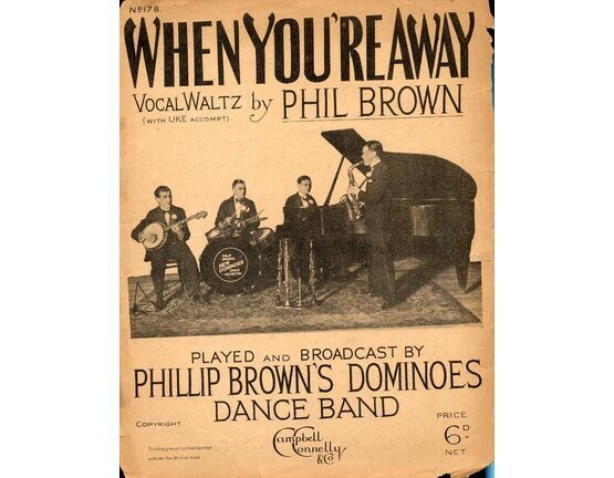 4856 | When You&#039;re Away - Vocal Waltz - Featuring Phillip Brown&#039;s Dominoes Dance Band