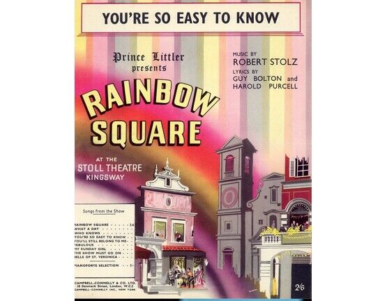 4856 | Your&#039;re so easy to know - Song from &quot;Rainbow Square&quot;