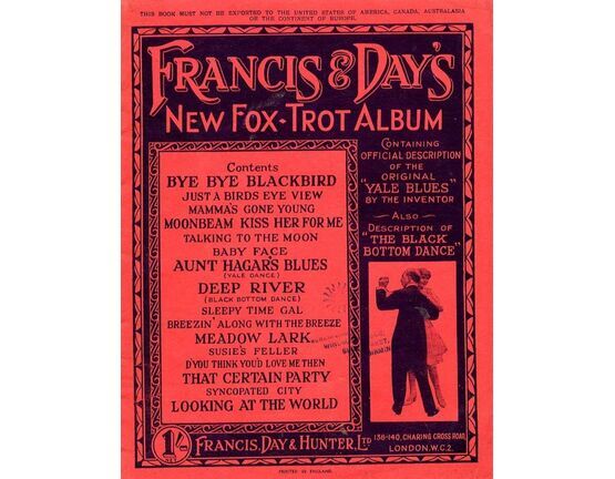 4861 | Francis &amp; Day&#039;s New Fox-Trot Album