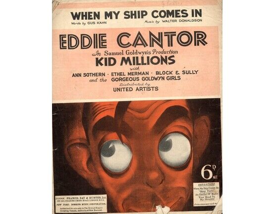 4861 | When My Ship Comes In -  Eddie Cantor in &quot;Kid Millions&quot;