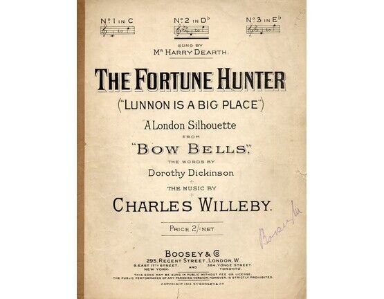 4921 | The Fortune Hunter (&quot;Lunnon is a big place&quot;) - A London Silhouette from &quot;Bow Bells&quot;