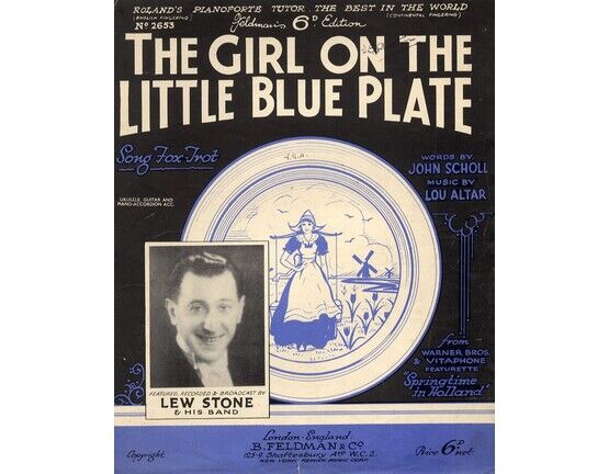 5047 | The girl on the little blue plate. Song fox trot