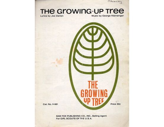 5080 | The Growing Up Tree - Song for Piano and Voice - Cat. No. 11- 981