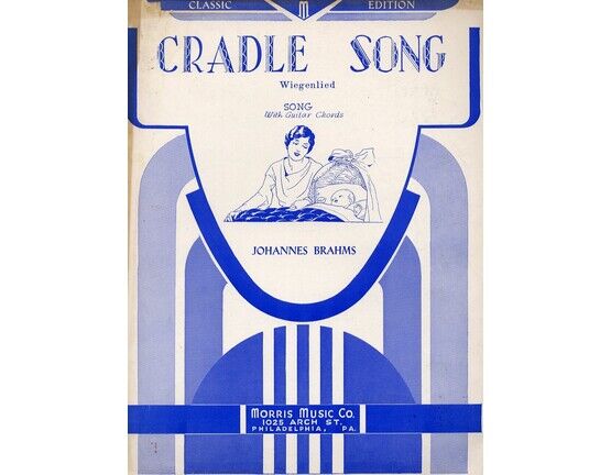 5175 | Cradle song, Weigenlied. Song with guitar chords