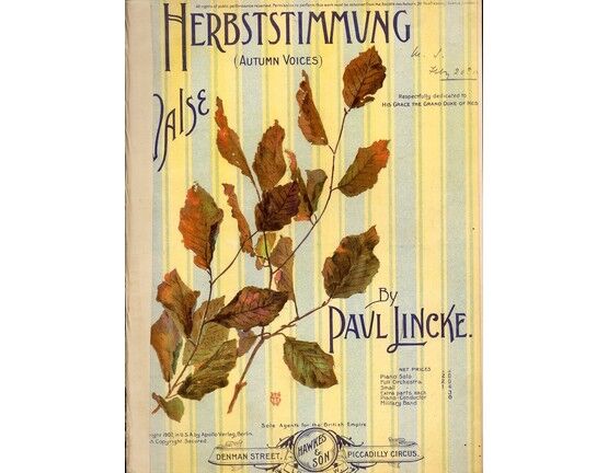 5197 | Herbststimmung - Valse for Piano