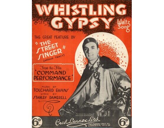 5271 | Whistling Gypsy -  Arthur Tracy the &#039;Street Singer&#039; in the film &quot;Command Performance&quot;