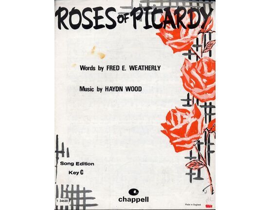 5277 | Roses of Picardy  - Song - In the Key of C major for medium voice