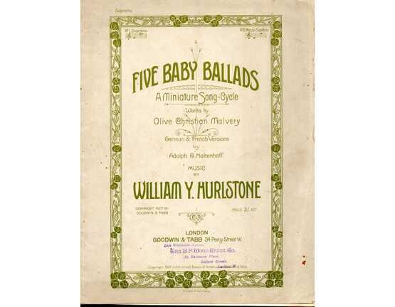 5507 | Five Baby Ballads - A Song-Cycle for Soprano Voice