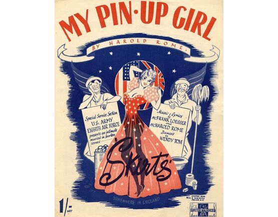 5532 | My Pin-Up Girl - From the U.S Army Eighth Air Force Show &quot;Skirts&quot; - Song with Piano accompaniment