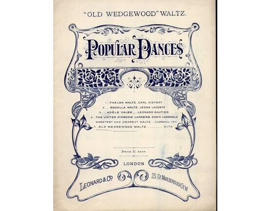 5633 | Old Wedgewood Waltz - Popular Dances - Piano Solo