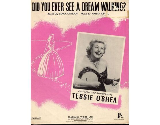 5918 | Did You Ever See a Dream Walking -  Featuring Tessie O&#039;Shea