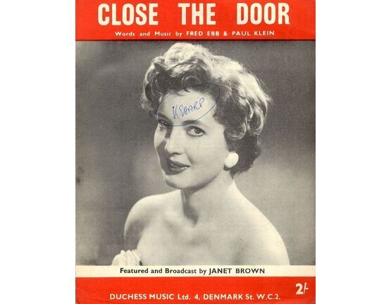 5987 | Close the Door - Song - Featuring Janet Brown