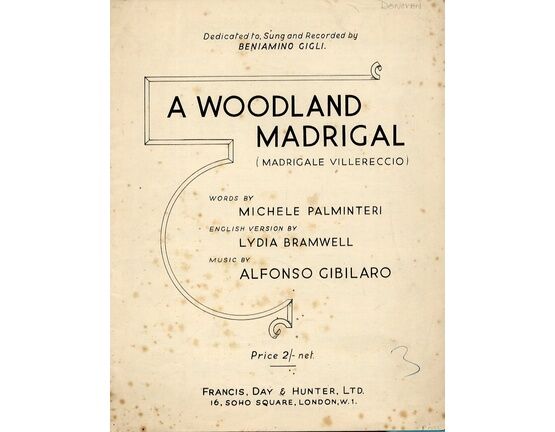 6125 | A Woodland Madrigal (Madrigale Villereccio) - Song