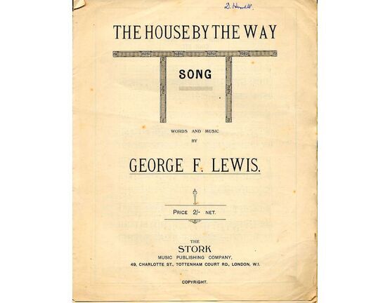 6549 | The House by the Way - Song in Key of D