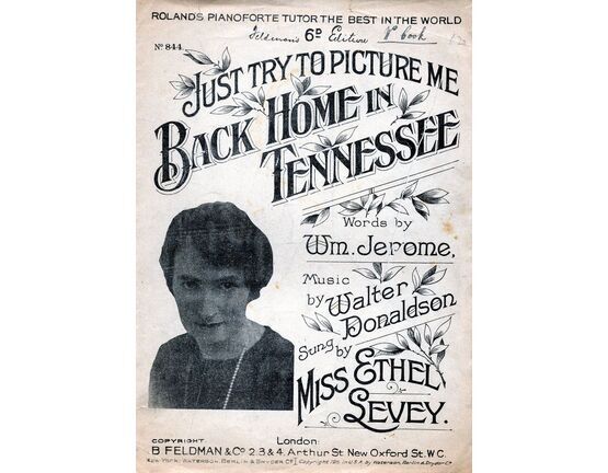 6587 | Just try to picture me Back Home in Tennessee - Featuring Ethel Levey