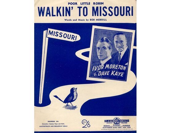 6612 | Poor little Robin Walkin&#039; to Missouri -  Song - Featuring Ivor Moreton &amp; Dave Kaye