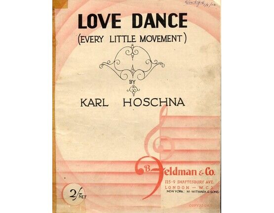 6630 | The Love Dance  (Every Little Movement) - Madam Sherry Intermezzo