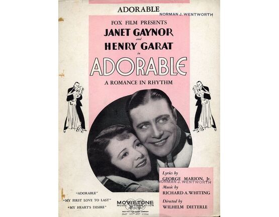 6674 | Adorable - From &#039;Adorable&#039; Featuring Janet Gaynor and Henry Garat