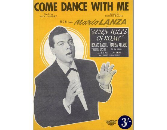 6691 | Come Dance With Me from &quot;Seven Hills of Rome&quot; as performed by Mario Lanza