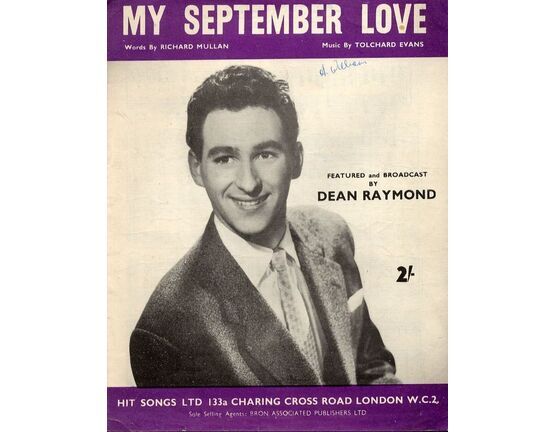 6745 | My September Love - Song - Featuring Dean Raymond