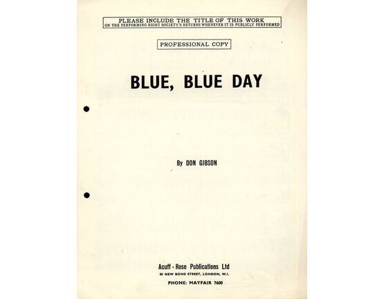 6835 | Blue Blue Day - Professional Copy