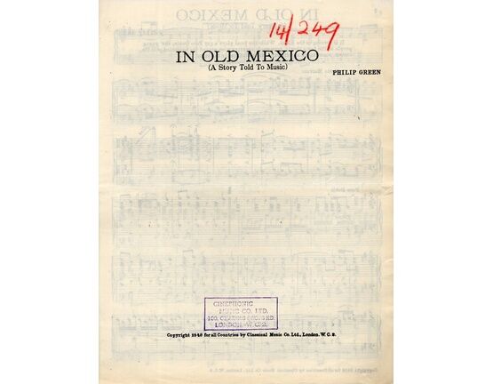 6905 | In Old Mexico (A Story Told To Music) - Piano Solo - Piano Conductor Score