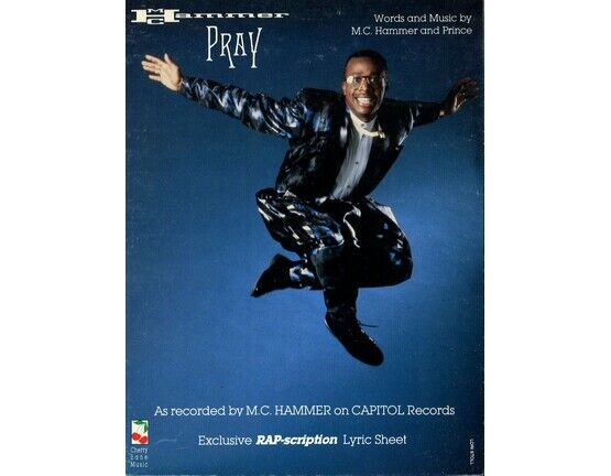 7138 | Pray - Featuring MC Hammer - Rap Lyric Sheet with photos