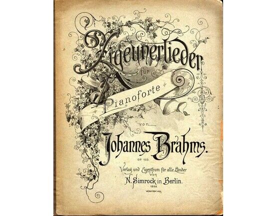 7160 | Brahms - Zigeunerlieder (Gypsy Songs) - Op. 103 - Arranged for Piano Solo