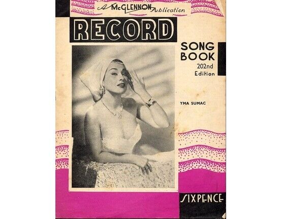 7417 | Record Song Book - 202nd Edition - Featuring Yma Sumac